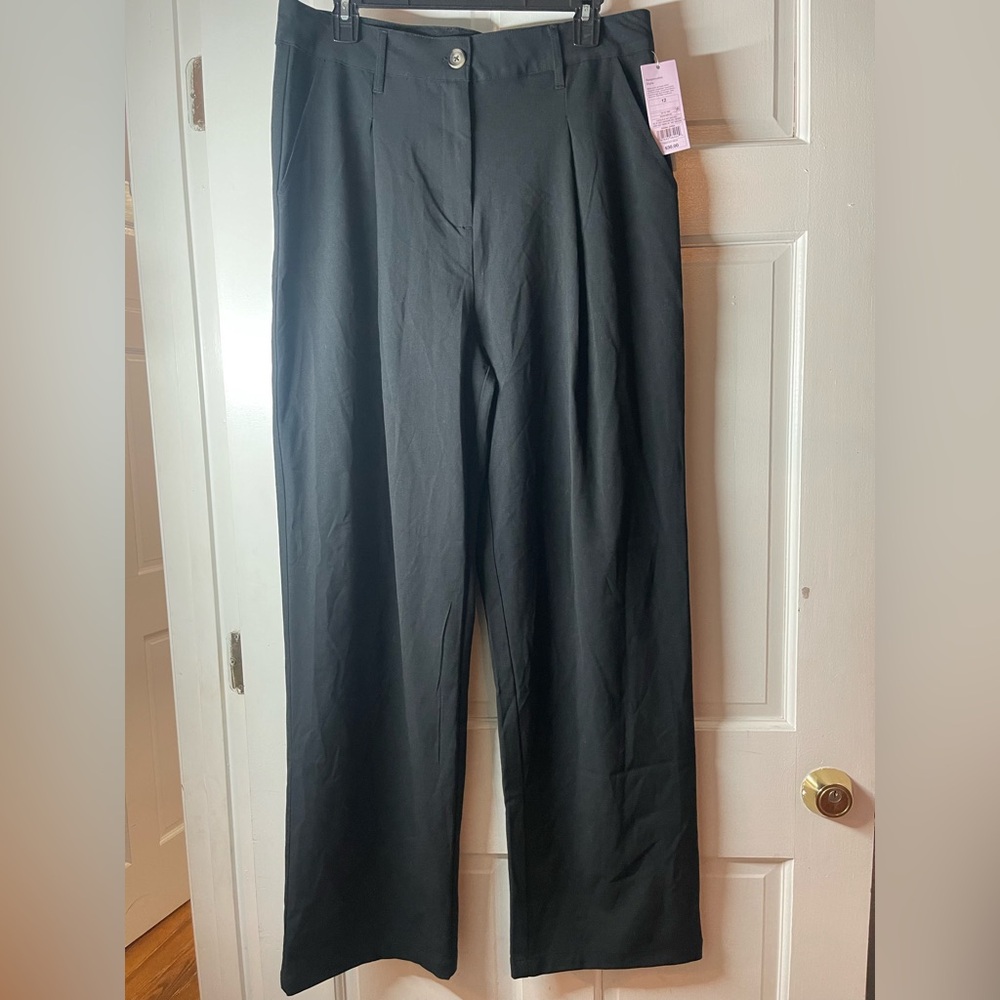 Wild Fable Womens High Rise Black Dress Pants Size 12